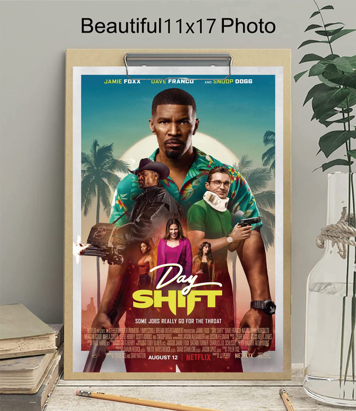 Amazon.co.jp: Kerry dober Day Shift 映画ポスター クールな壁装飾